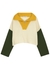 Colour-blocked half-zip wool-blend jumper - JW Anderson