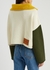 Colour-blocked half-zip wool-blend jumper - JW Anderson
