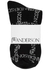 Black logo-intarsia stretch-cotton socks - JW Anderson