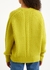 Yellow logo cable-knit wool jumper - JW Anderson