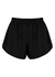 Black logo cotton-blend shorts - JW Anderson