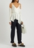 Off-white cut-out satin blouse - JW Anderson