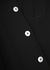 Black wool-blend shirt dress - Bottega Veneta