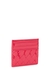 Intrecciato pink patent leather card holder - Bottega Veneta