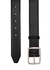 Black and grey FF leather belt - Fendi