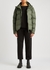 Green quilted rubberised jacket - Rains
