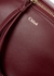 Judy small burgundy leather cross-body bag - Chloé