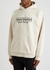 Retail Therapy ecru hooded cotton sweatshirt - Balenciaga