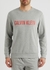 Grey logo jersey sweatshirt - Calvin Klein