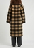 Maria checked faux shearling coat - Stand Studio