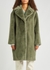 Camille Cocoon green faux fur coat - Stand Studio
