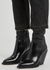 Lirnee 90 black leather boots - Isabel Marant