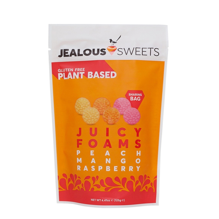 Jealous Sweets Juicy Foams Vegan & Gluten-Free Gummy Sweets 125g