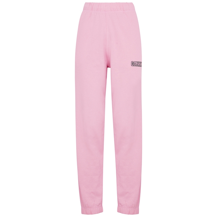 Ganni Software Isoli Pink Jersey Sweatpants