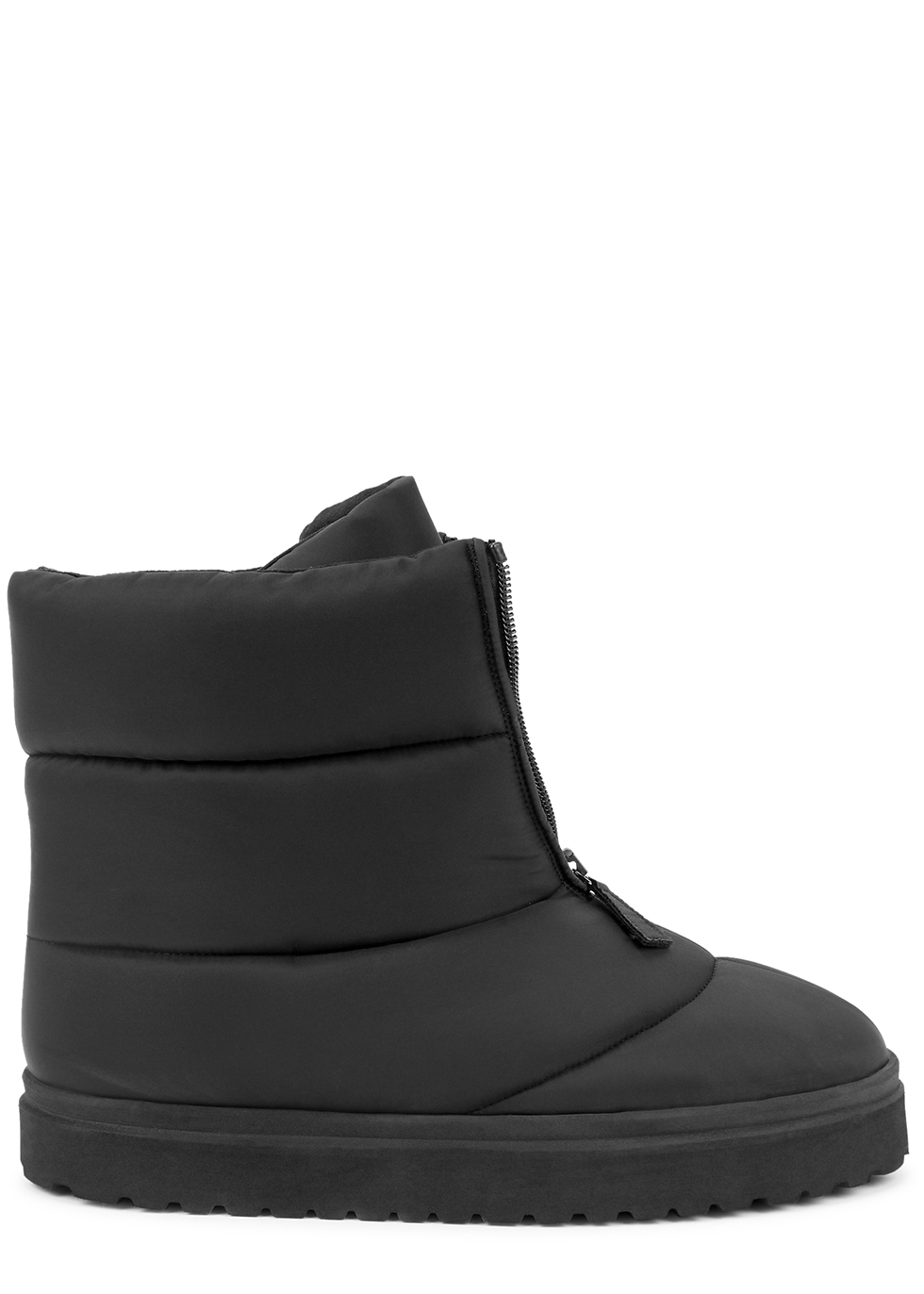 GIA BORGHINI Luna black nylon padded snow boots - Harvey Nichols