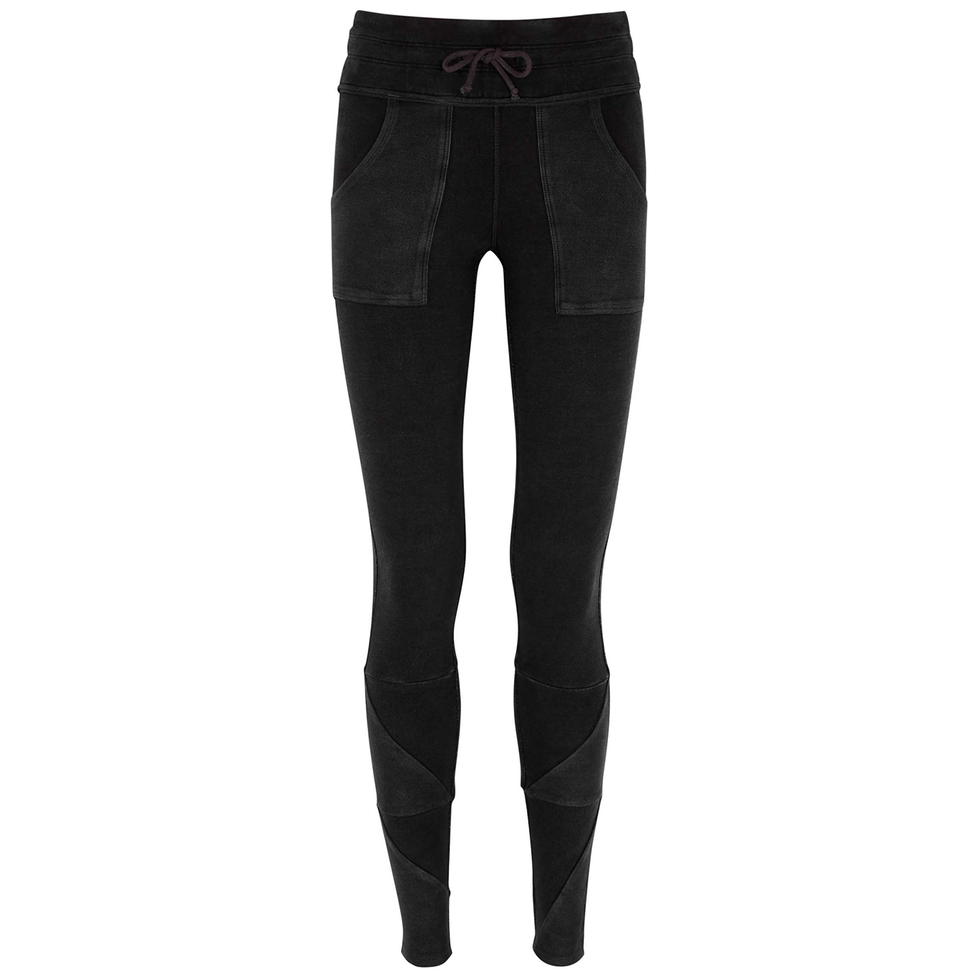 Free People Movement Kyoto Faded Black Stretch-jersey Leggings