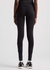 Kyoto faded black stretch-jersey leggings - Free People Movement