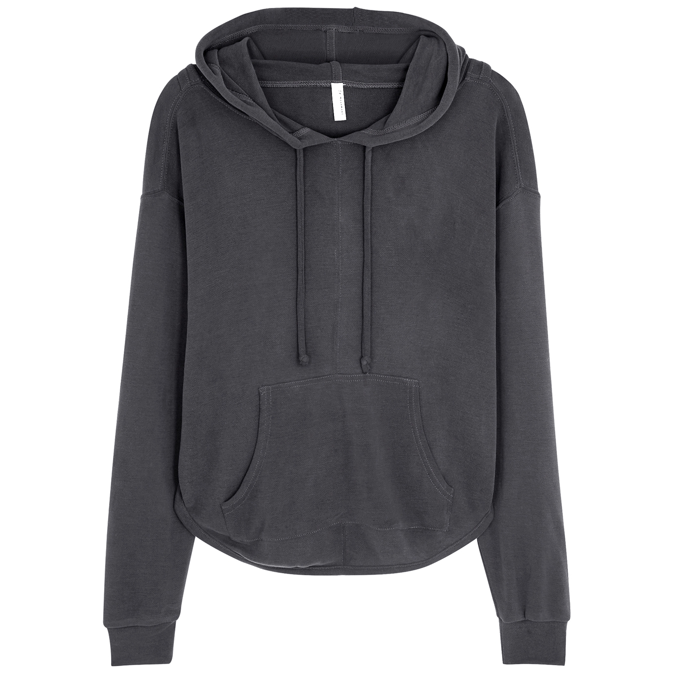 Free People Movement Back Into It Black Hooded Modal-blend Jumper