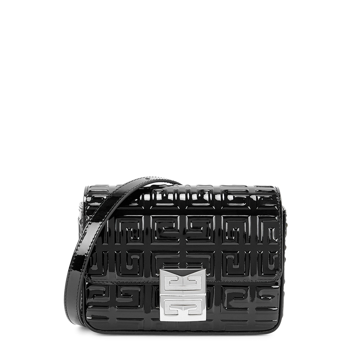 Givenchy 4G Black Patent Leather Cross-body Bag