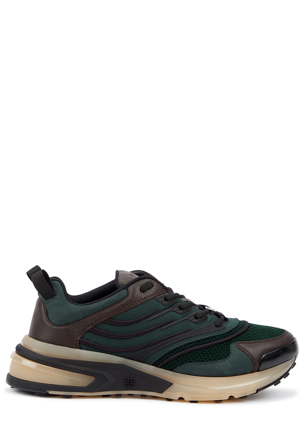 Givenchy Giv 1 green panelled sneakers - Harvey Nichols