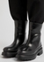 Valentino Garavani black leather combat boots - Valentino