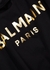 Black logo-print cotton T-shirt - Balmain
