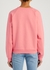 Pink logo cotton sweatshirt - Balmain