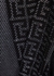 Monogrammed metallic-weave mini dress - Balmain