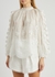 Rosa white embroidered ramie blouse - Zimmermann