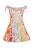 Postcard floral-print linen mini dress - Zimmermann