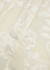 Postcard ivory appliquéd linen-blend skirt - Zimmermann
