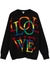 Love logo-intarsia wool-blend jumper - Loewe
