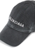 Grey logo-embroidered twill cap - Balenciaga