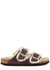 Arizona brown shearling-lined leather sliders - Birkenstock