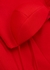Red wool-twill mini dress - Magda Butrym