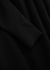 Black flared stretch-cashmere jumpsuit - Magda Butrym