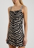 Mojio zebra-print embellished mini dress - De La Vali