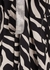 Mojio zebra-print embellished mini dress - De La Vali