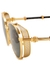 Brigade gold-tone round-frame sunglasses - Balmain