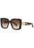 La Royale brown square-frame sunglasses - Balmain
