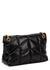 Loulou Puffer small black leather shoulder bag - Saint Laurent