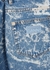 Blue bleached bootleg jeans - Ganni