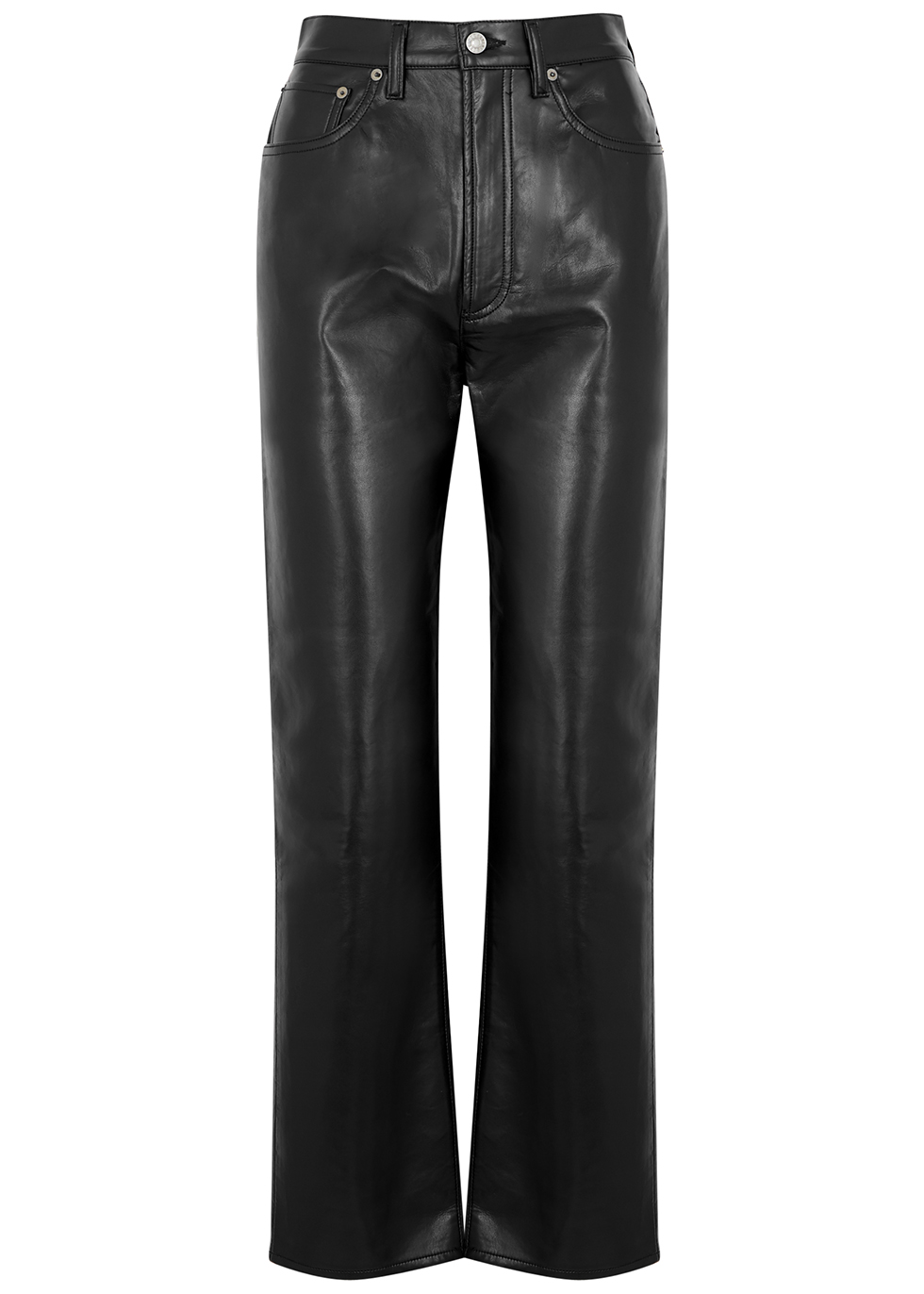 Femme Taille: W25 Leather Trousers Violet Miinto Femme Vêtements Pantalons & Jeans Pantalons Pantalons en cuir 