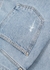 90's light blue cropped wide-leg jeans - AGOLDE
