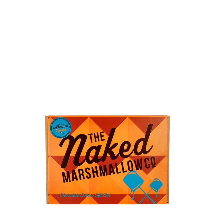 The Naked Marshmallow Co Chocolate Lovers Gourmet Marshmallow Toasting Gift Set 1240g