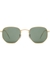 Gold-tone hexagon-frame sunglasses - Ray-Ban