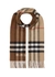 Contrast check cashmere scarf - Burberry
