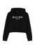 KIDS Black logo hooded cotton sweatshirt (12-16 years) - Balmain