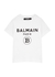 KIDS White logo-print cotton T-shirt (3-9 months) - Balmain