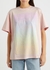 Pink flocked cotton T-shirt - Stella McCartney